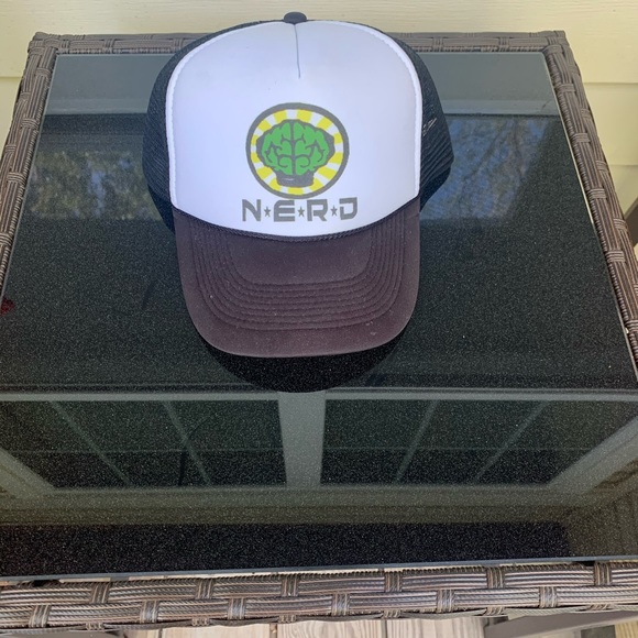 N*E*R*D Black Trucker Hat reprint - Picture 2 of 2
